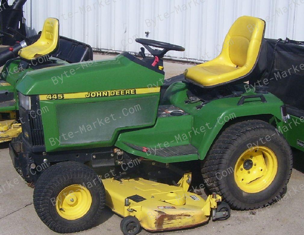 John Deere 425 445 455 Lawn & Garden Tractors Technical Manuals in PDF image