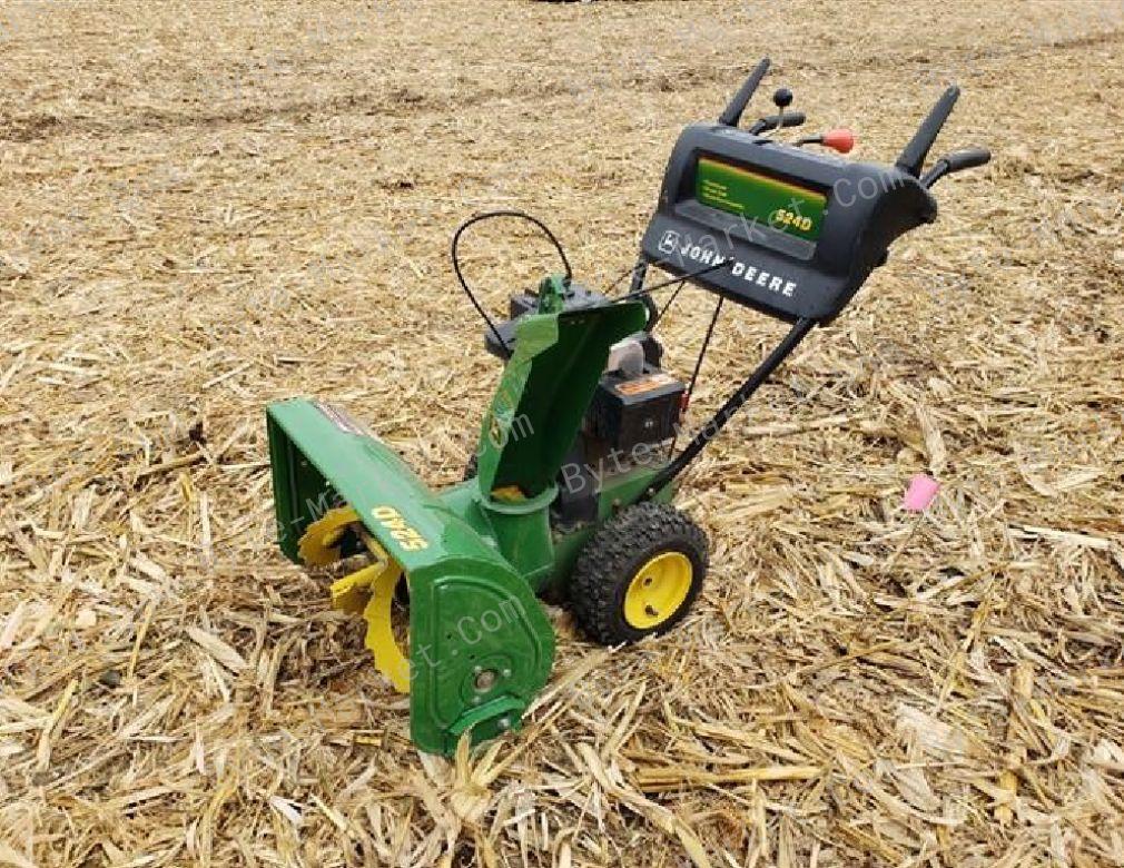John Deere 524D/724D/826D/828D/1032D Walk-Behind Snowblowers Technical Manual in PDF image