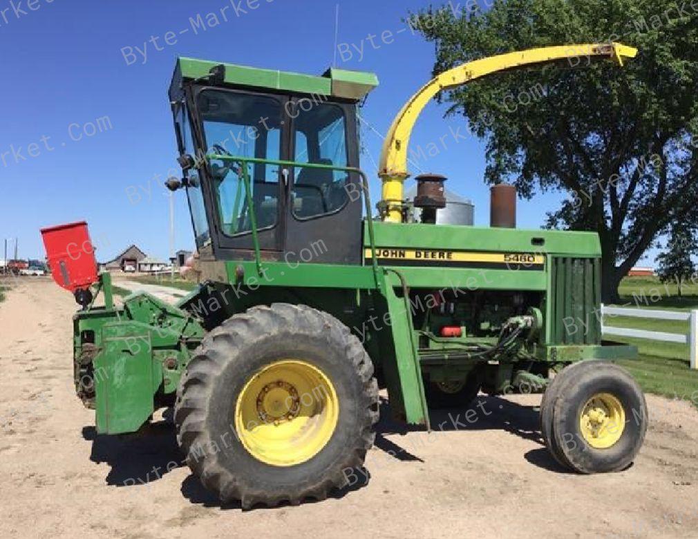 John Deere 5440/5460 Self-Propelled Harvesters Technical Manual in PDF image