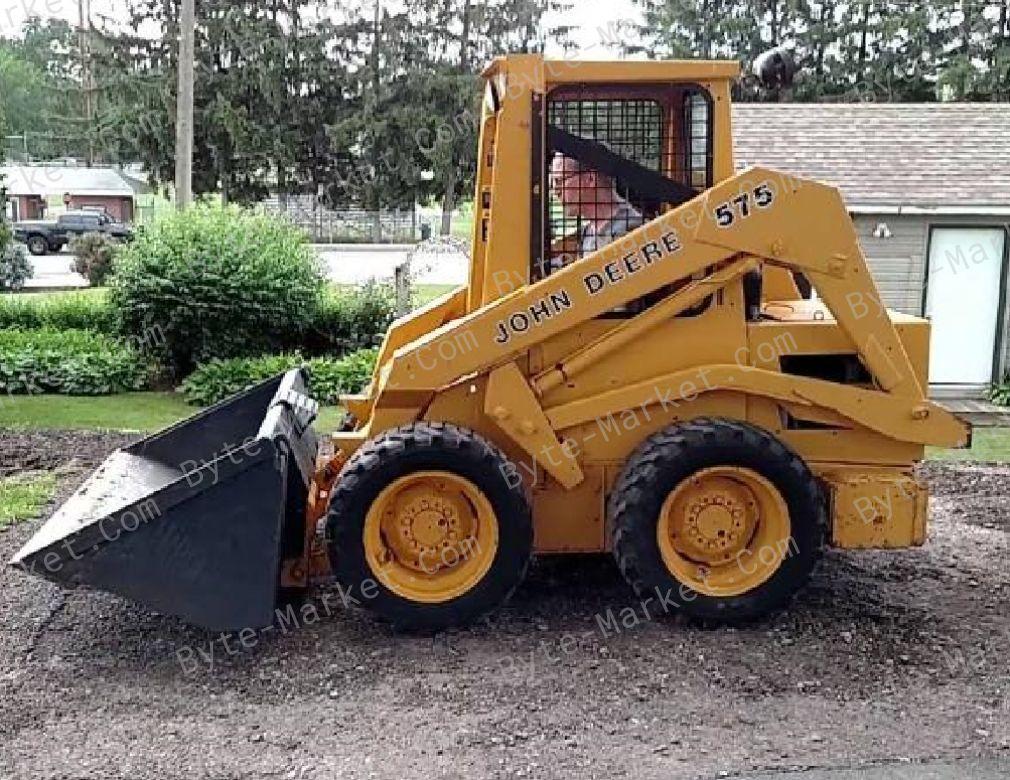 John Deere 570 575 375 Skid Steer Loaders Technical Manual in PDF image