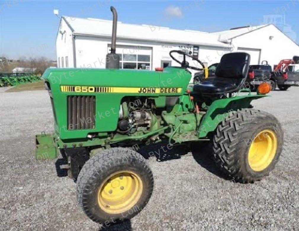 John Deere 650/750 Tractors Technical Manual in PDF image