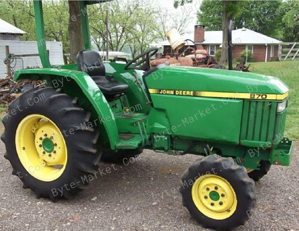 John Deere 670/770/790/870/970/1070 Compact Utility Tractors Technical Manual in PDF image