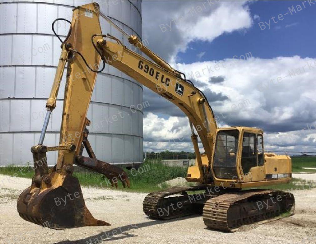 John Deere 690E LC Excavator Repair Technical Manual in PDF image