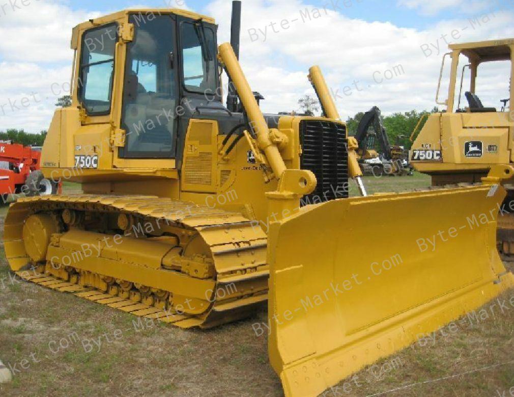 John Deere 750C / 850C / 750C Series II / 850C Series II Crawler Dozers  technical manual in PDF image