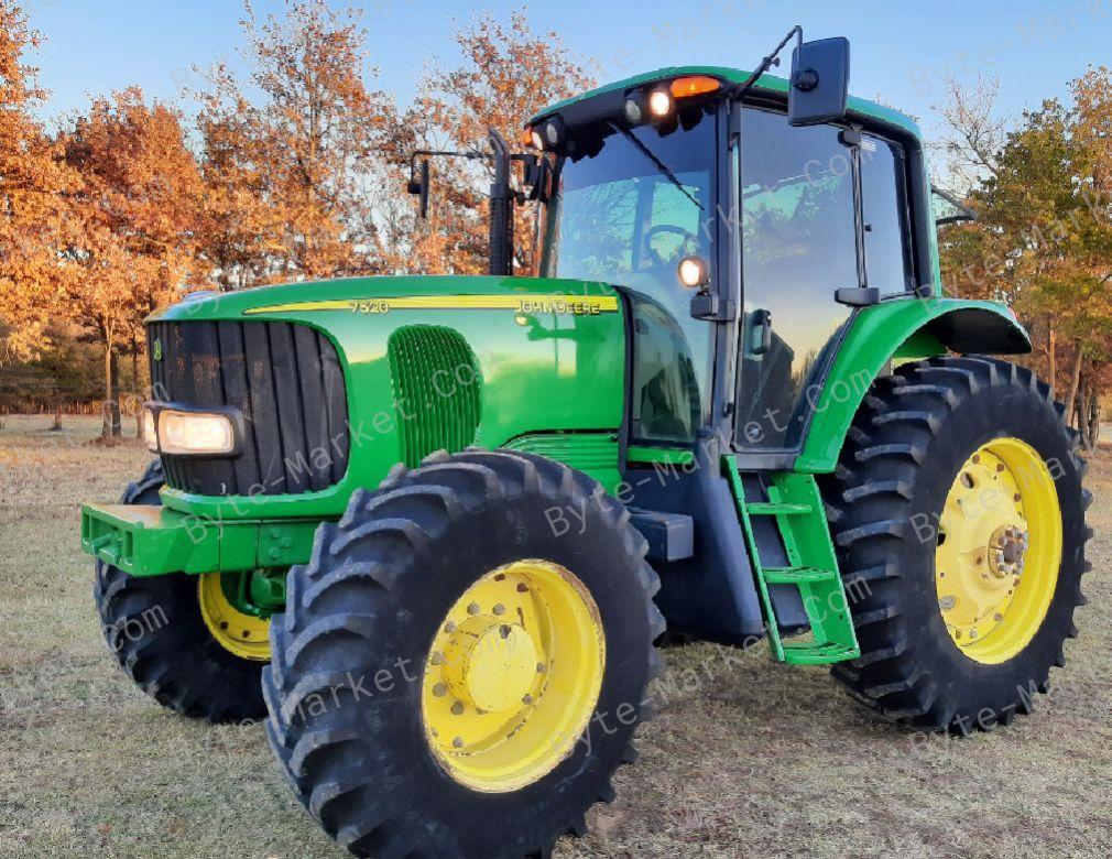 John Deere 7520 Tractor Technical Manual in PDF image