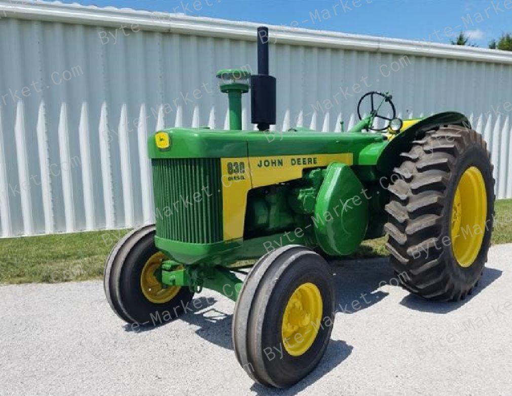 John Deere 830 Tractor Technical Manual in PDF image