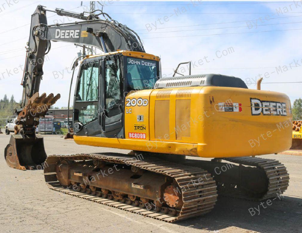 John Deere Excavator 200D/200DLC TM10079 Technical Manual in PDF image