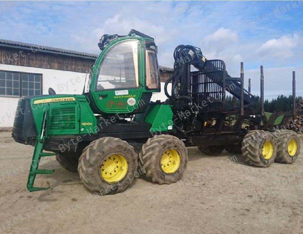 John Deere Forwarder 1010E Hydraulic Schematics Manual in PDF image
