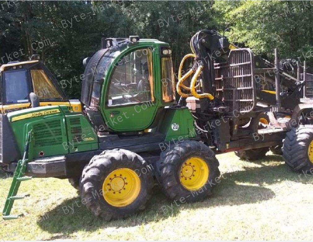 John Deere Forwarder 1110E 1210E 1510E Electric Schematics Manual in PDF image