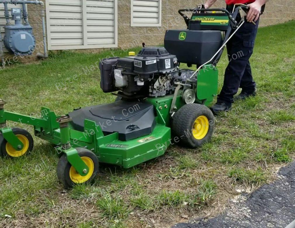John Deere G15 Professional Walk-Behind Mower Technical Manual in PDF image