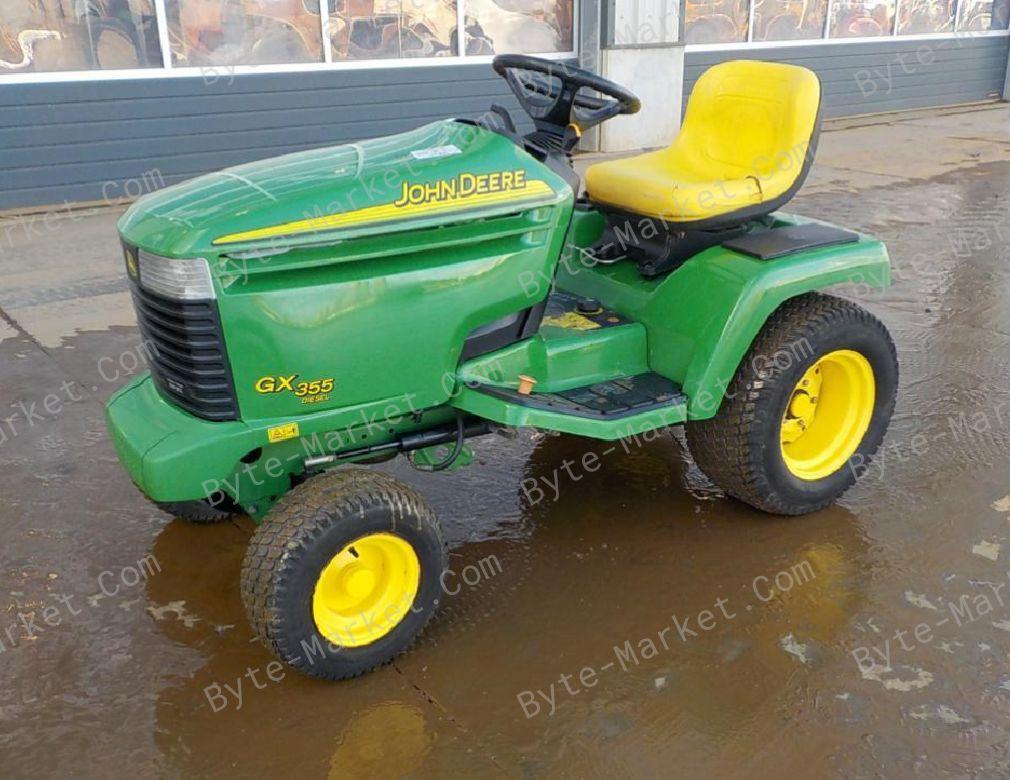 John Deere GX355 Garden Tractor Technical Manual in PDF image