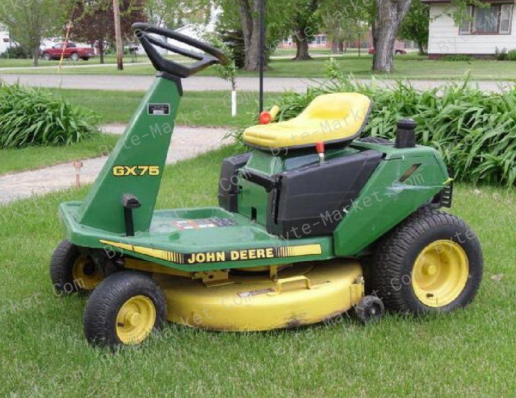 John Deere GX70/GX75/GX85/SX85/GX95/SRX75/SRX95 Riding Mowers Technical Manual in PDF image