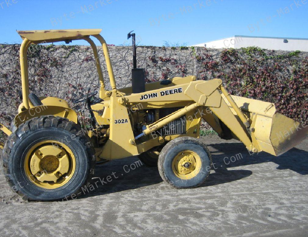 John Deere JD302 Tractor and Loader Technical Manual in PDF image