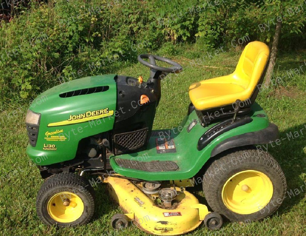 John Deere L100 L110 L120 L130 Lawn Tractors Technical Manual in PDF image