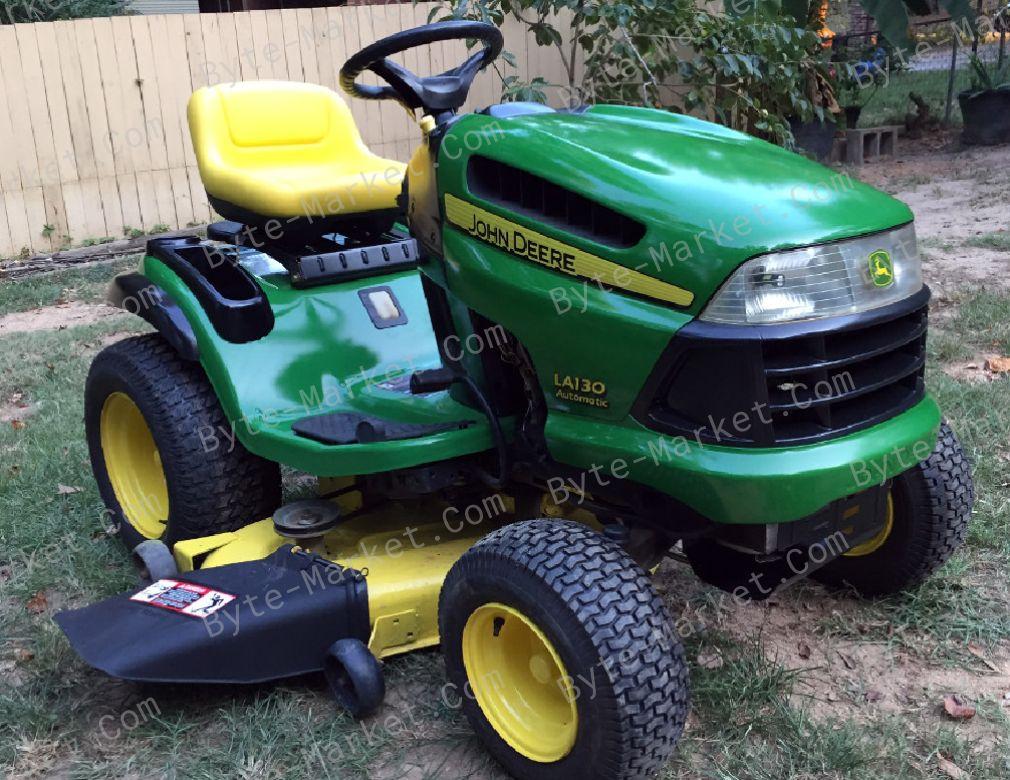 John Deere LA130/LA140/LA150 Lawn Tractor Technical Manual in PDF image