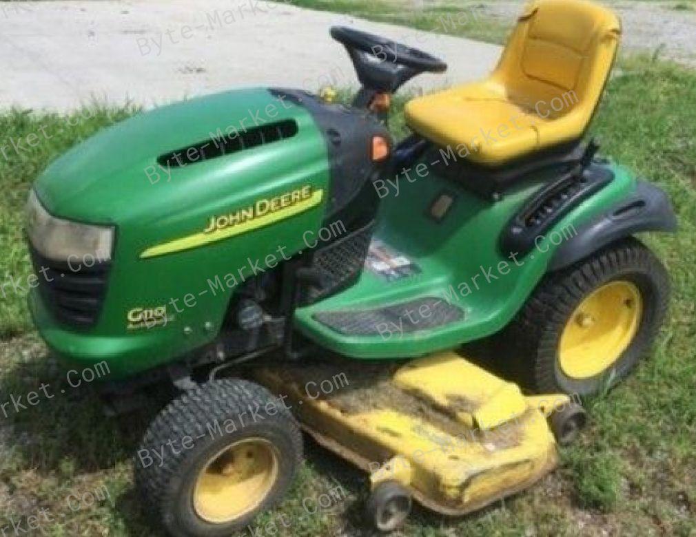 John Deere Lawn Tractor G100 Technical Manual in PDF image
