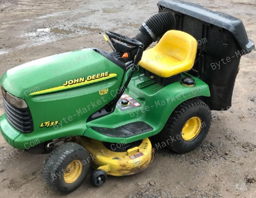 John Deere LT133/LT155/LT166 Lawn Tractors Technical Manual in PDF image