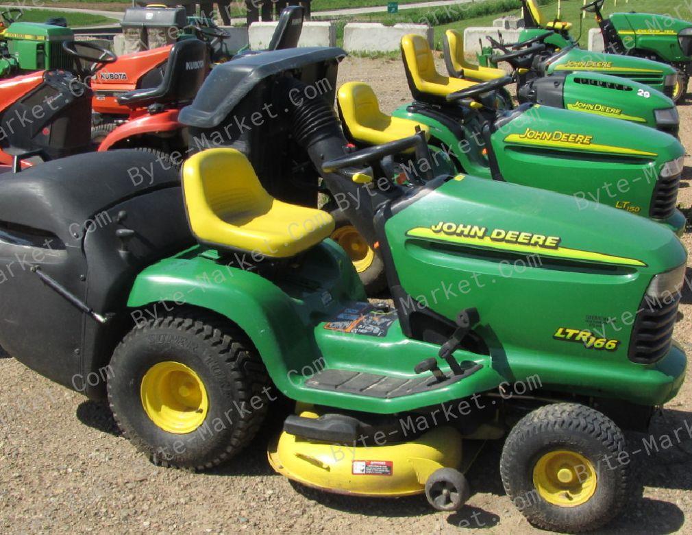 John Deere LTR155/LTR166/LTR180 Lawn Tractors Technical Manual in PDF image