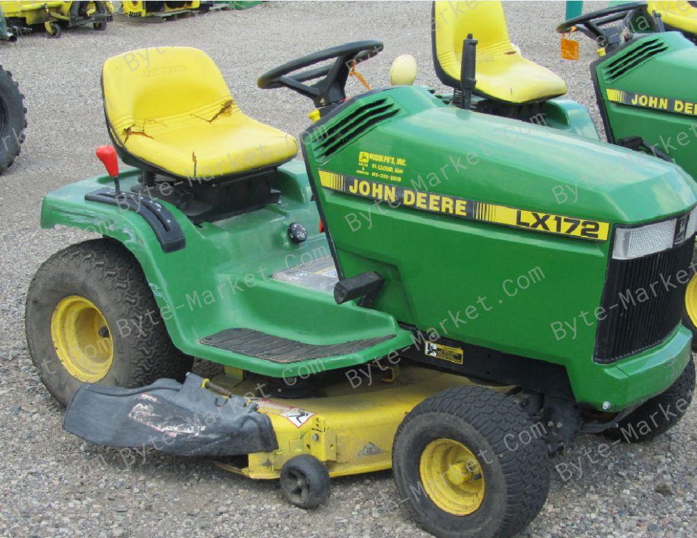 John Deere LX172/LX173/LX176/LX178/LX186/LX188 Lawn Tractors Techical Manual in PDF image