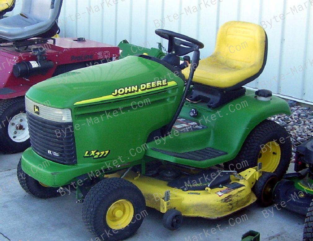 John Deere LX255/LX266/LX277/LX277AWS/LX279/LX288 Lawn Tractors Technical Manual in PDF image