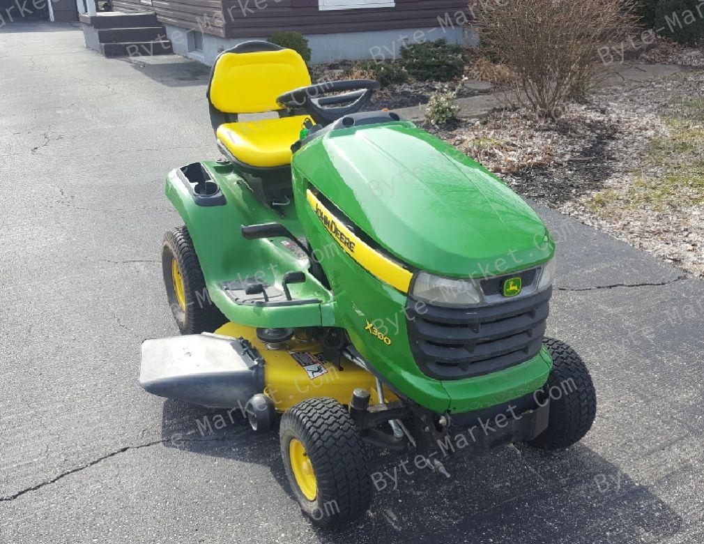 John Deere Select Series Tractors X300 Technical Manual in PDF image