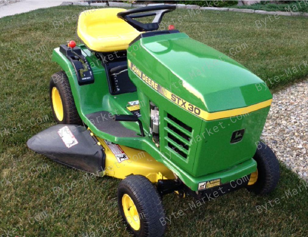 John Deere STX30/STX38/STX46 Lawn Tractors Technical Manual in PDF image