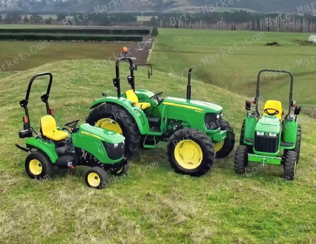 John Deere Tractors 100 Series Operator's Manual in PDF image