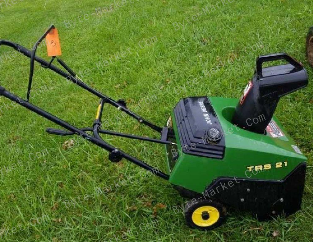 John Deere TRS21/21E/22/24/26/27/32/TRX24/26 Walk-Behind Snowthrowers/Snowblowers Technical Manual in PDF image
