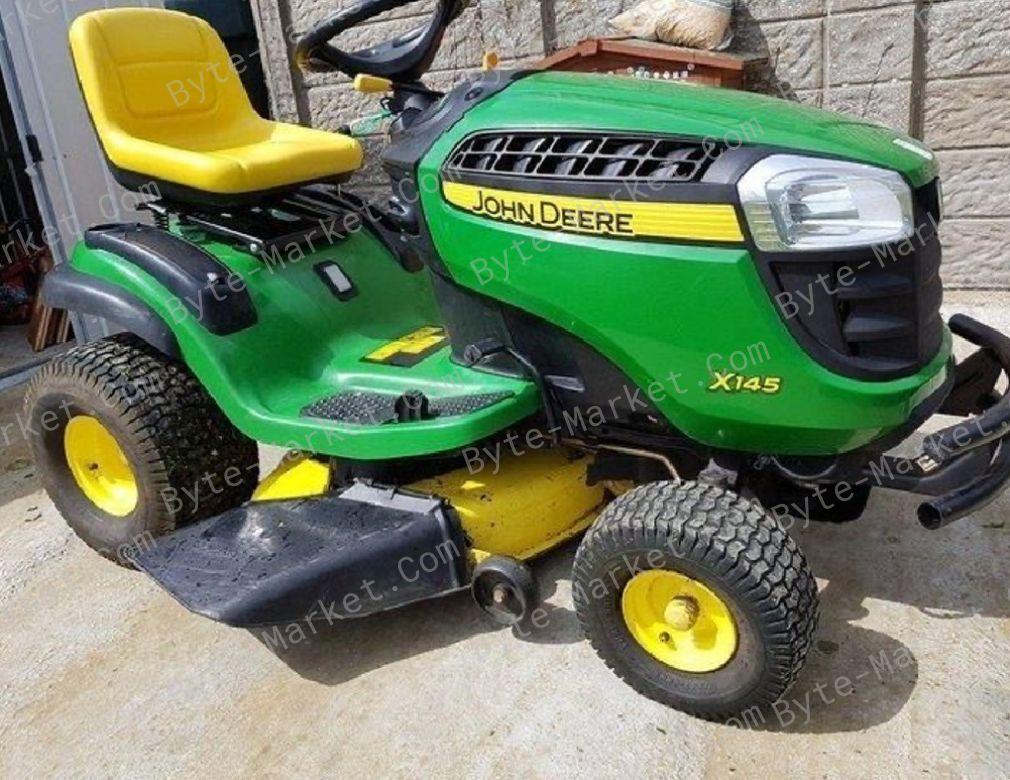 John Deere X100 Series Tractors Technical Manual in PDF image