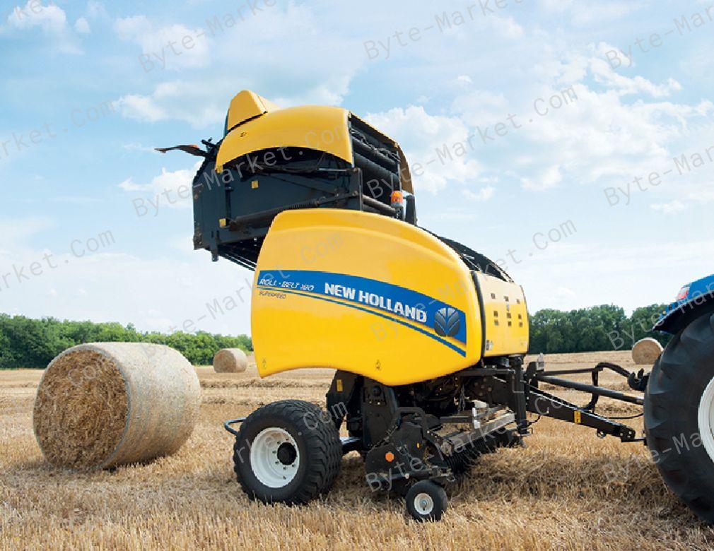 New Holland 544/548 Round Baler Set of Manuals in PDF image
