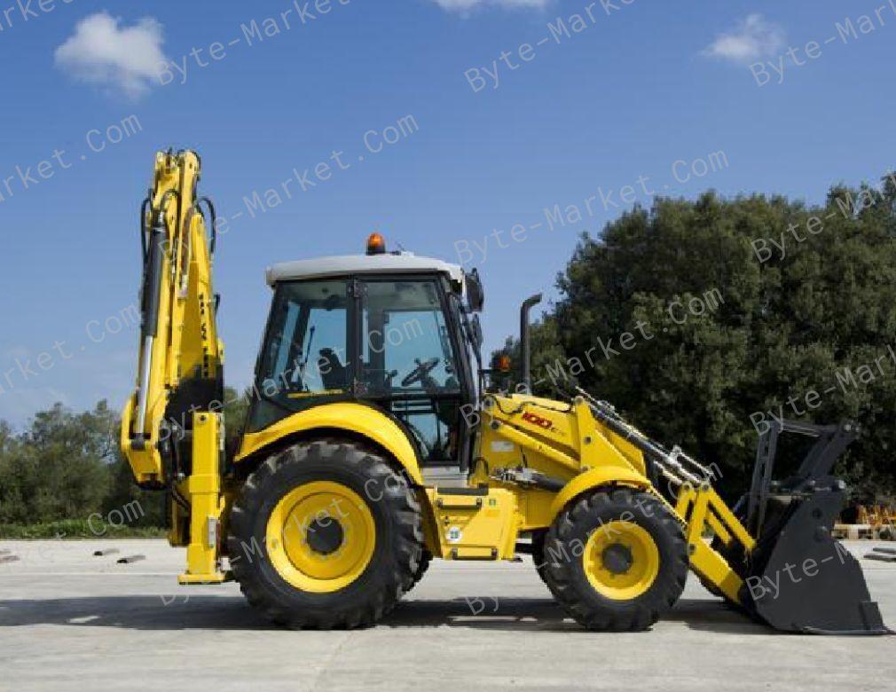 New Holland B100C/CLR/CTC/ B110C/CTC/B115C Loaders Manual in PDF image