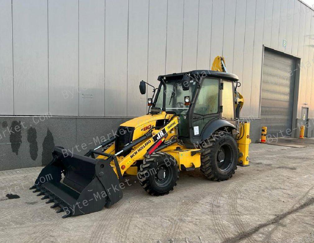 New Holland B80B Backhoe Loader Service Manual in PDF image