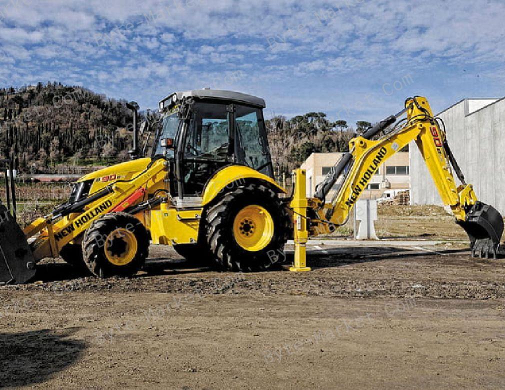 New Holland B90B B90BLR B100B B100BLR B110B B115B Loader Backholes Service Manuals in PDF image