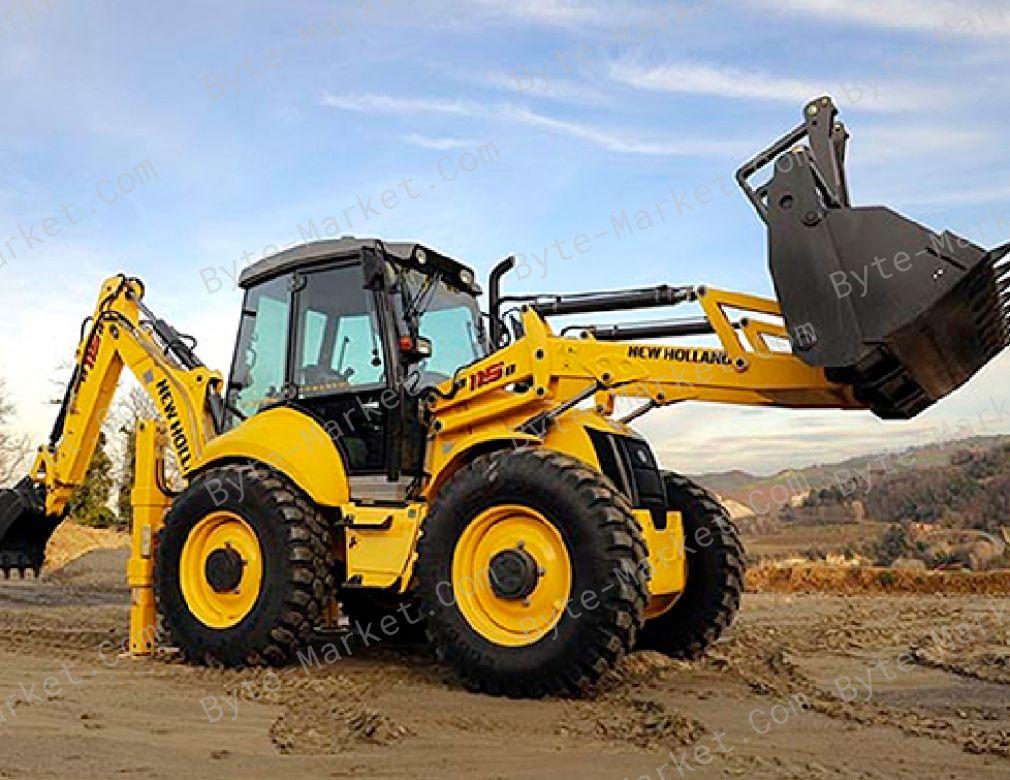 New Holland B90B-B115B Loader Backhoes Set of Manuals in PDF image