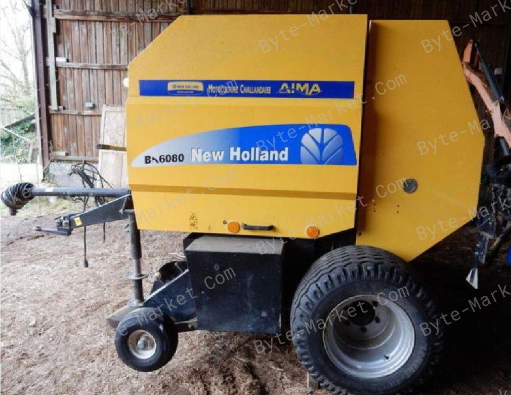 New Holland BR6080/BR6090 Round Baler Service Manual in PDF image
