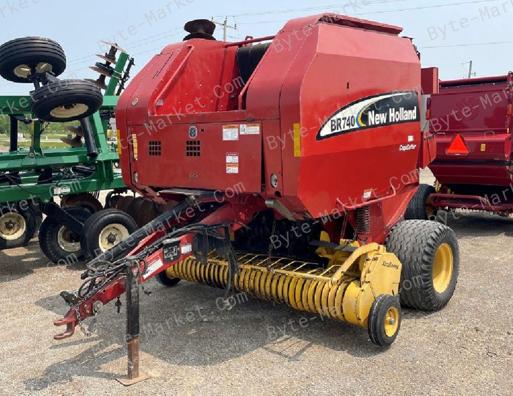 New Holland BR740/BR750 Round Baler Service Manual in PDF image