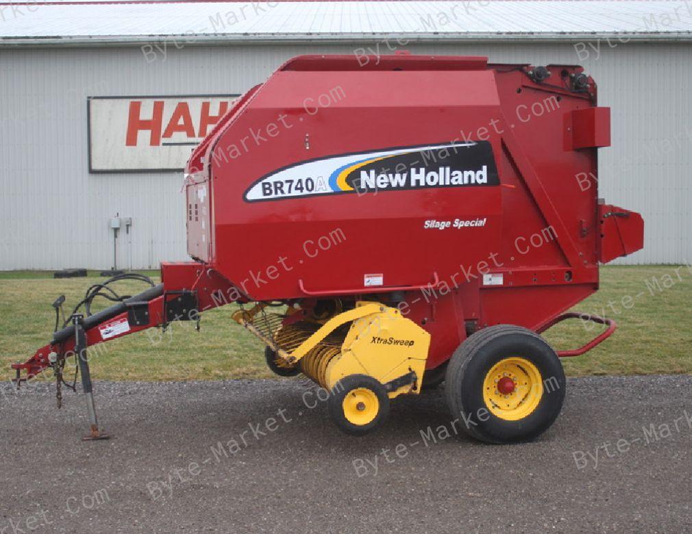 New Holland BR740A/BR750A Round Baler Repair Manual in PDF image