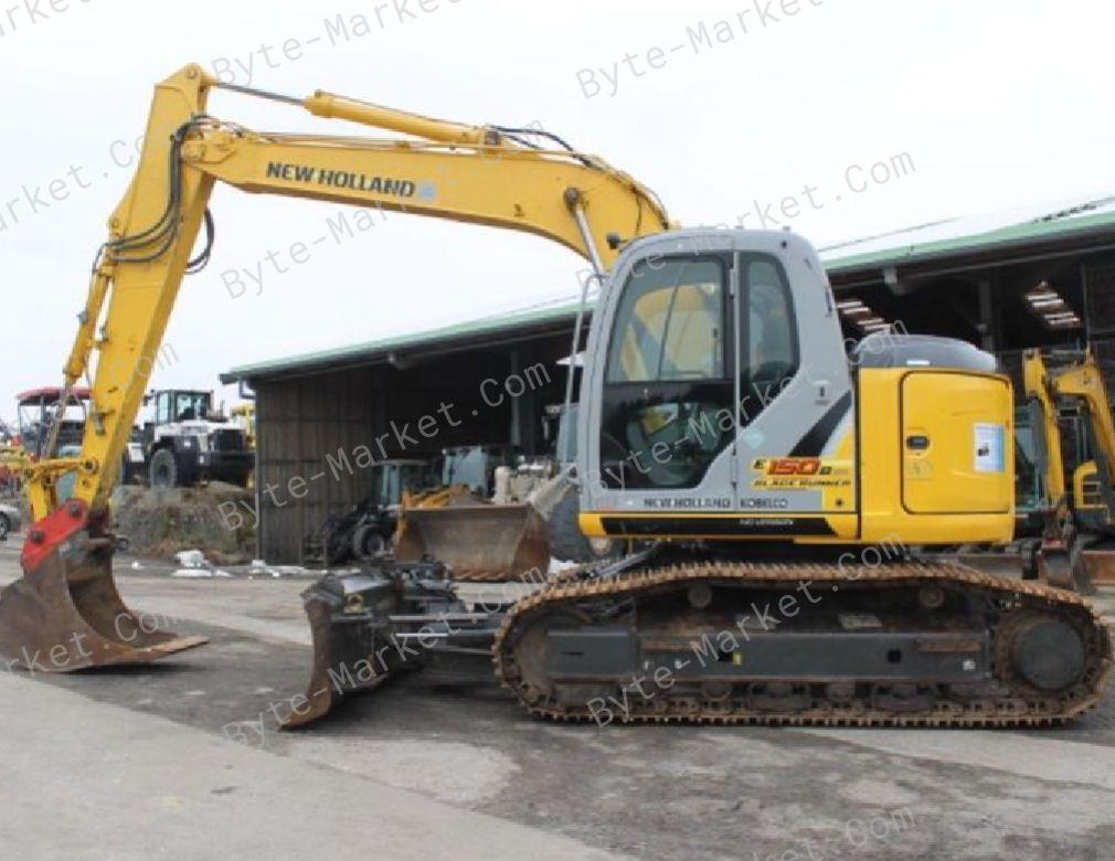 New Holland E160C Blade Runner Crawler Excavator Service Manual in PDF image