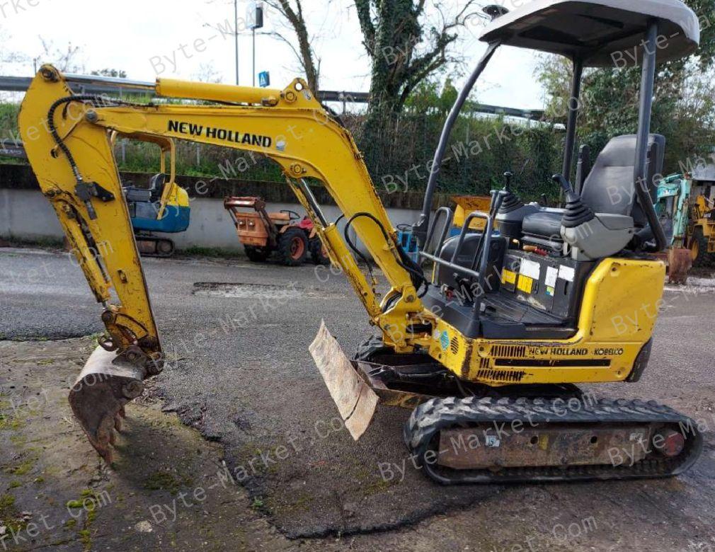 New Holland E18 E18SR Compact Crawler Excavator Repair Manual in PDF image