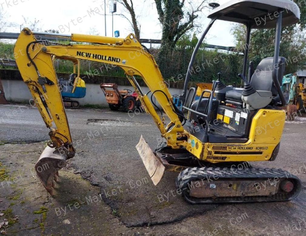 New Holland E18SR Hydraulic Excavators Repair Manual in PDF image