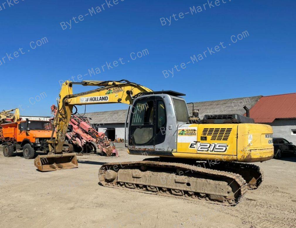 New Holland E215 BJ Hydraulic Excavator Shop Manual in PDF image