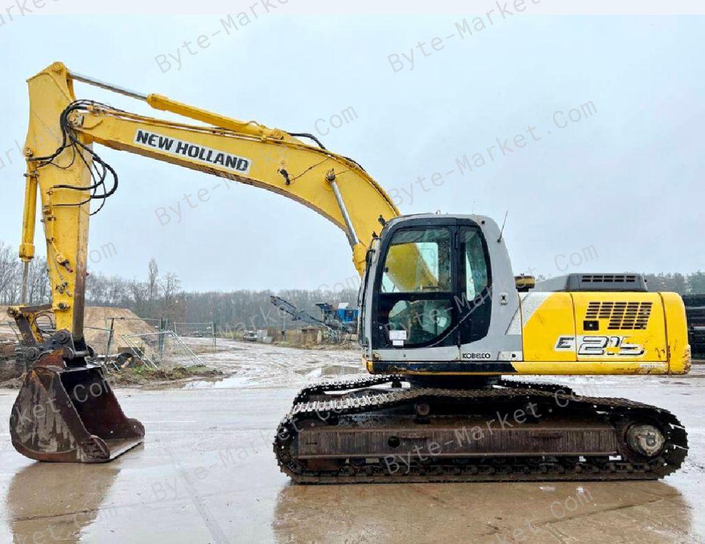 New Holland E215 Crawler Excavator Shop Manual in PDF image