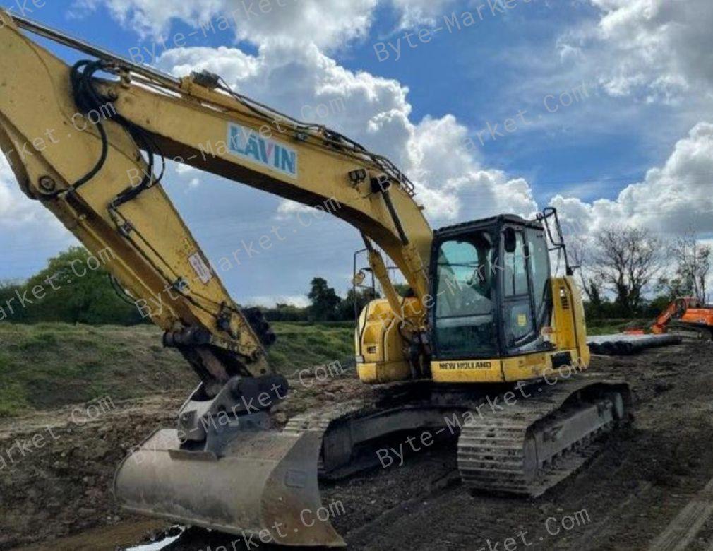 New Holland E260CSR Crawler Excavator Service Manual in PDF image