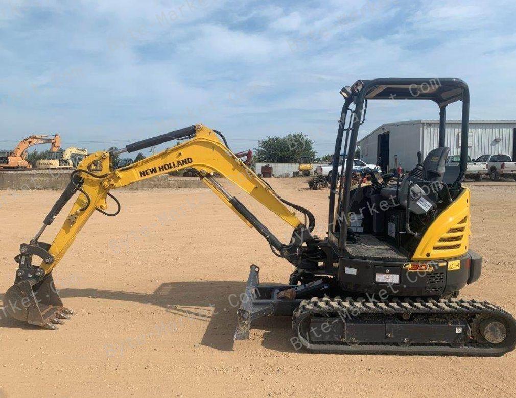 New Holland E30C Mini Excavator Set of Manuals in PDF image