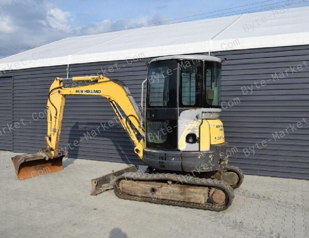 New Holland E35B SR/E39B SR Mini Excavator Service Manual in PDF image