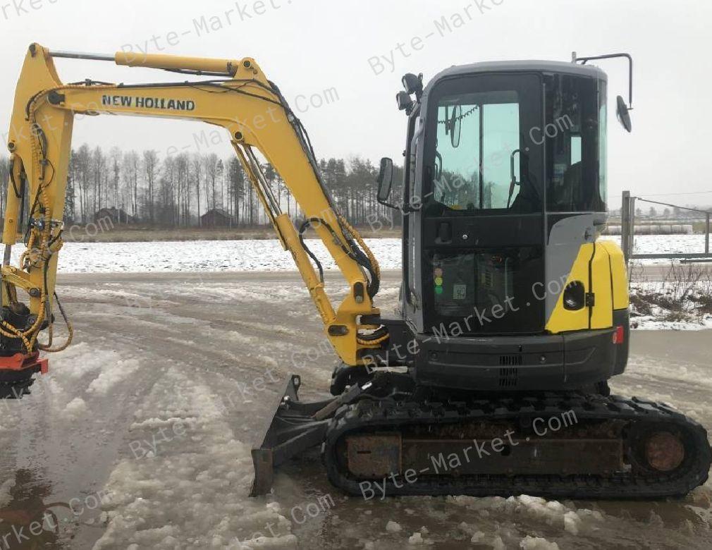 New Holland E40.2SR Crawler Excavator Parts Catalog in PDF image