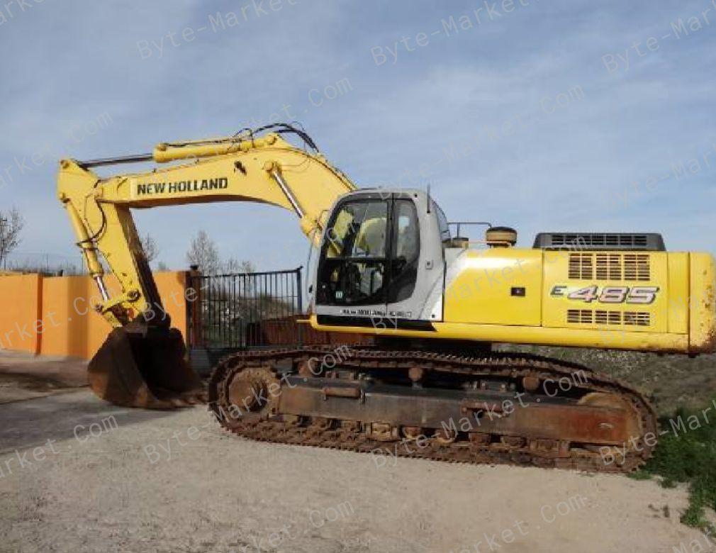 New Holland E485B Crawler Excavator Service Manual in PDF image