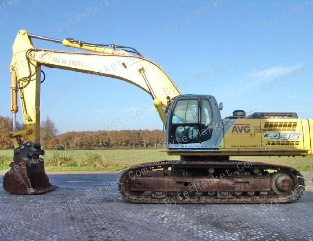 New Holland E485C Crawler Excavator Service Manual in PDF image
