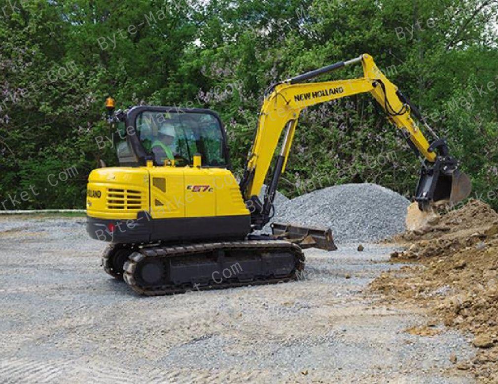 New Holland E57C Mini Excavator Service Manuals in PDF image