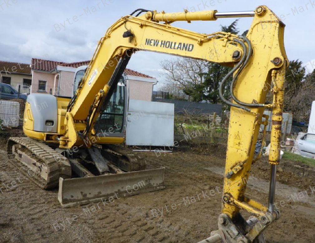 New Holland E80 Hydraulic Excavator Shop Manual in PDF image